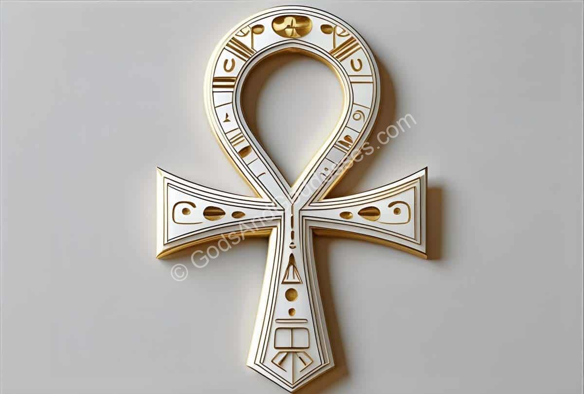 Ancient Egyptian ankh symbol representing life, immortality, and spiritual meaning.