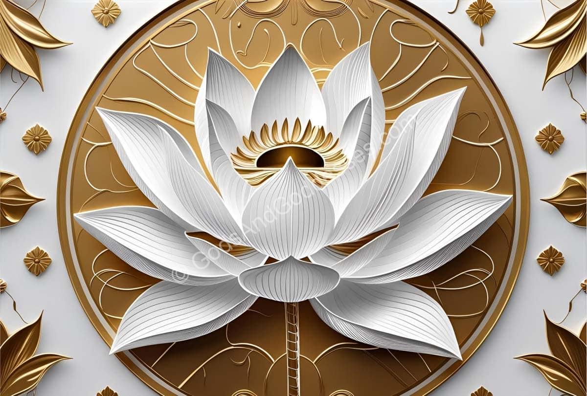 Lotus Flower Symbol Goddess